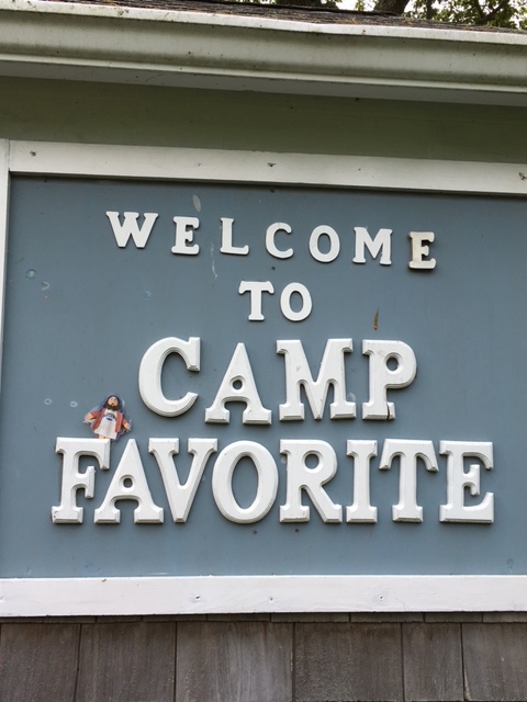 Flat Jesus Goes to Girl Scout Camp