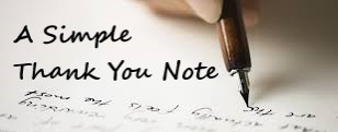 A Simple Thank-You Note