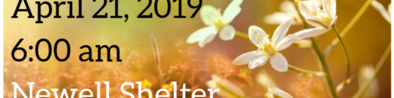 2019 Easter Sunrise Service
