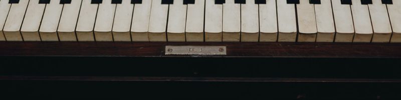 photo of piano keys